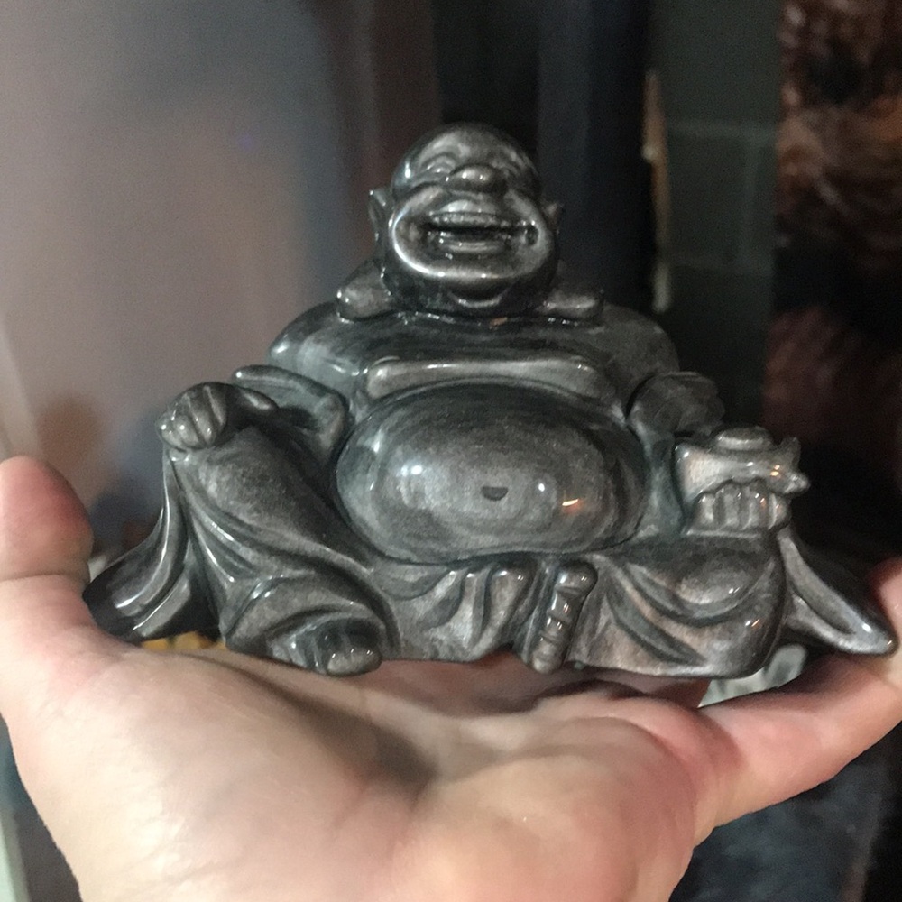 Buddha Silver obsidian - Picture 6 of 9